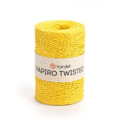 YARNART PAPIRO TWISTED - PAPER RAFFIA YELLOW - 1319