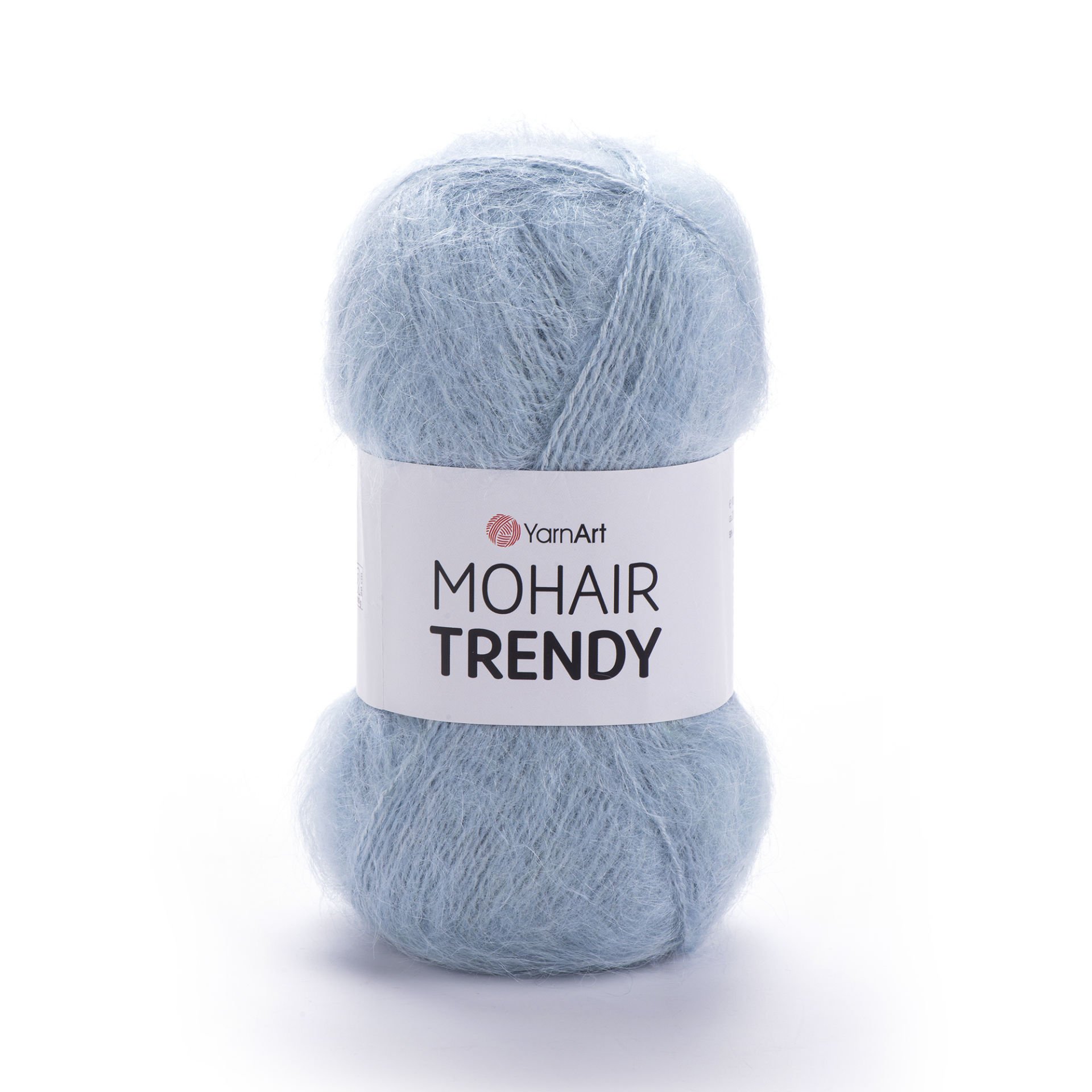 YARNART MOHAIR TRENDY - KNITTING YARN LIGHT BLUE - 107