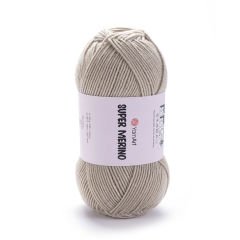 YARNART SUPER MERINO - KNITTING YARN TAUPE - 257