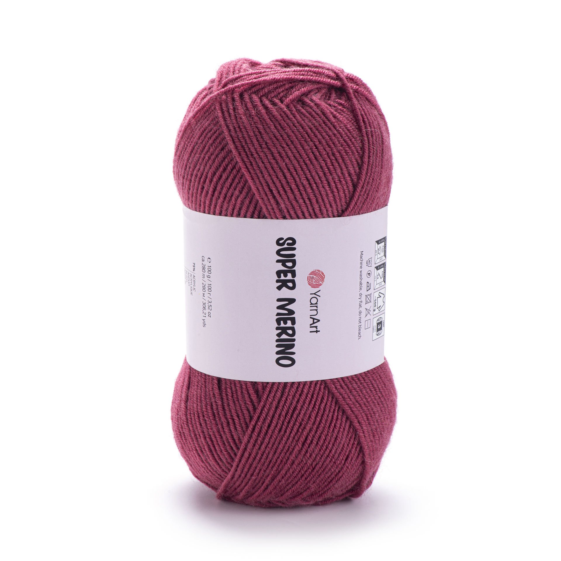 YARNART SUPER MERINO - KNITTING YARN DUSTY ROSE - 570