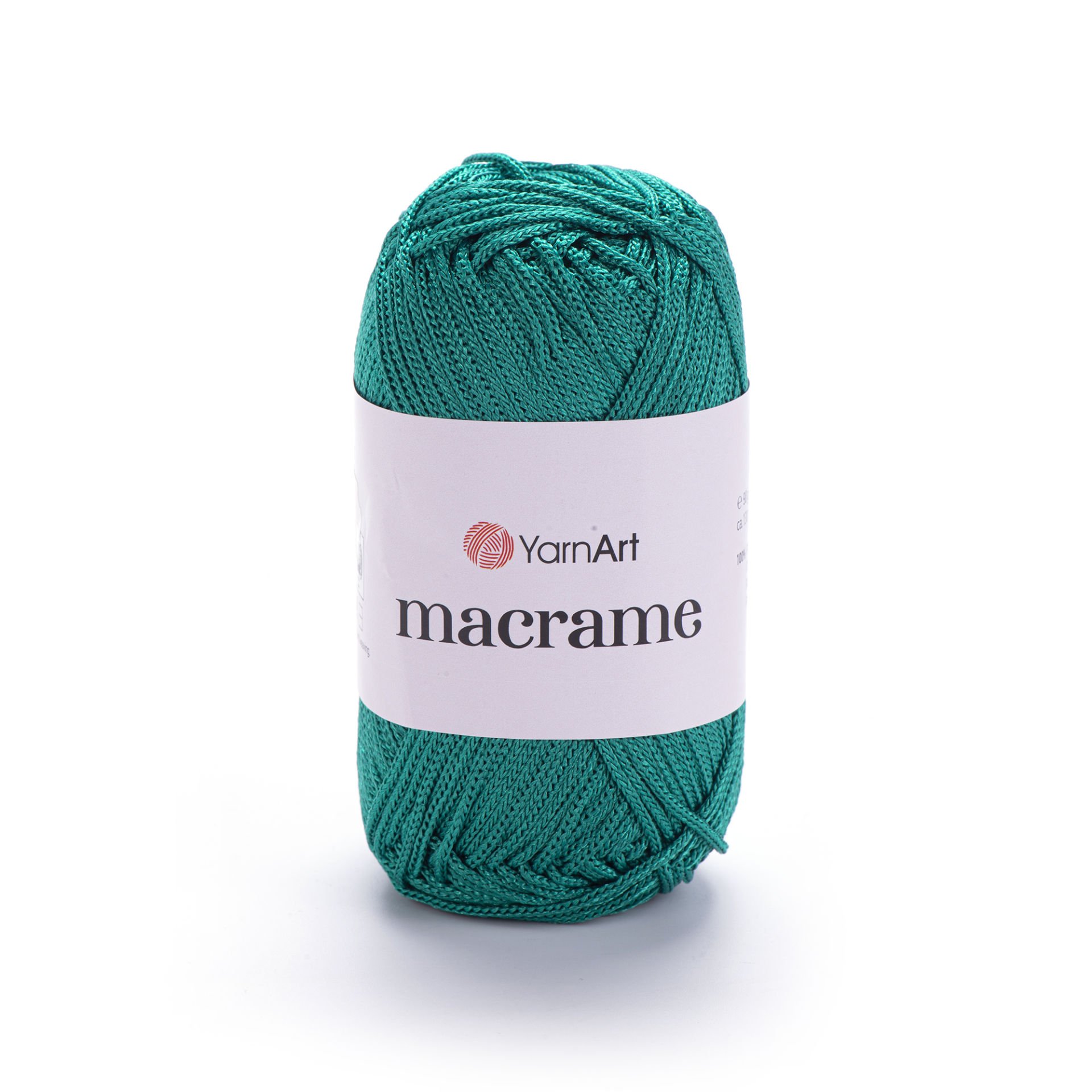 YARNART MACRAME - MACRAME CORD PETROL GREEN - 158