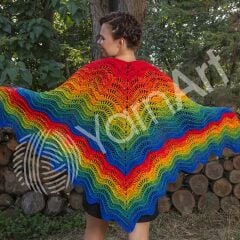 YARNART FLOWERS MERINO - MULTICOLOR KNITTING YARN VARIEGATED - 563