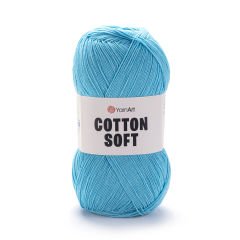 YARNART COTTON SOFT - KNITTING YARN TURQUOISE - 33