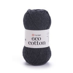 YARNART ECO COTTON - KNITTING YARN ANTHRACITE - 780