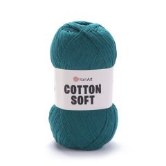 YARNART COTTON SOFT - KNITTING YARN PETROL GREEN - 63