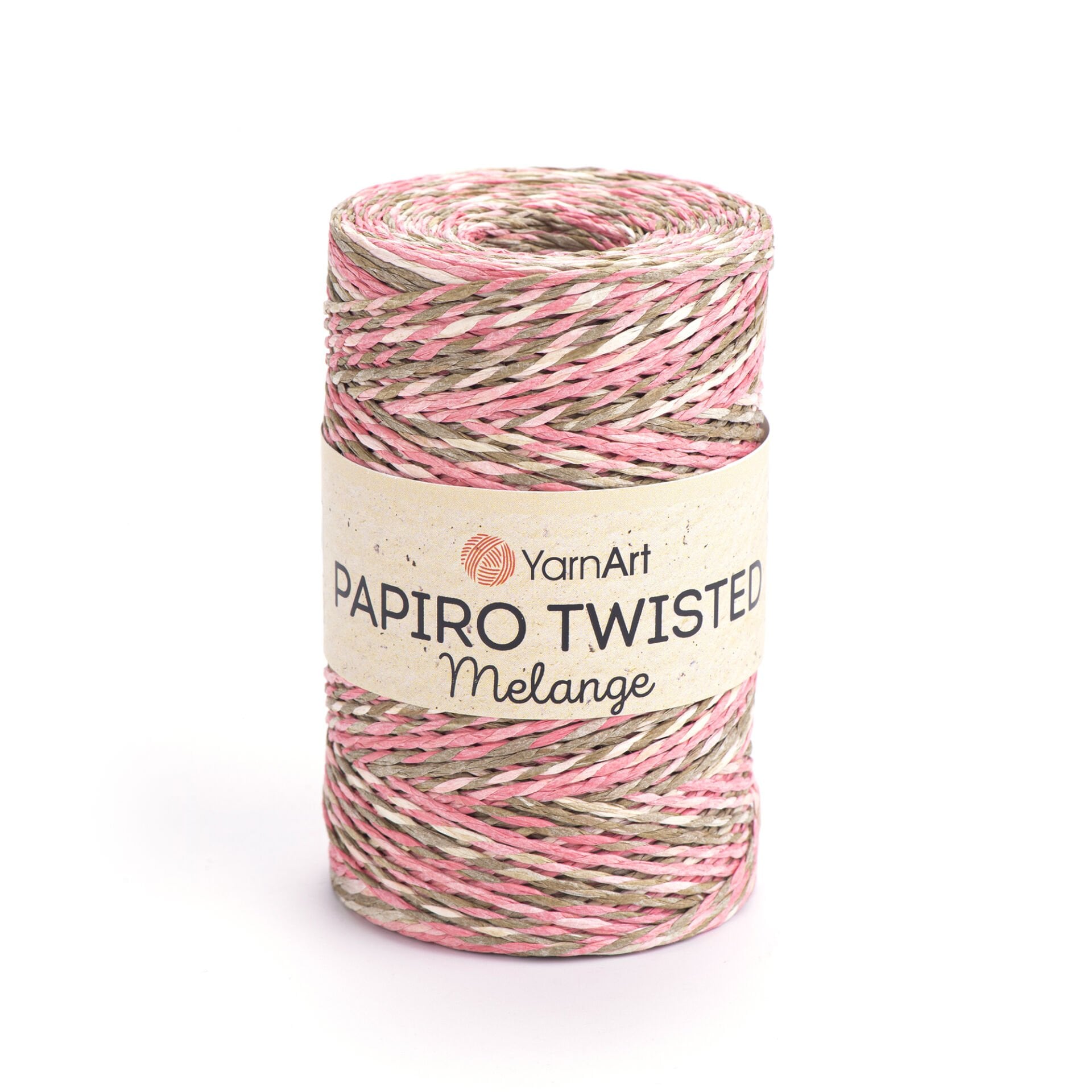 YARNART PAPIRO TWISTED MELANGE - PAPER RAFFIA VARIEGATED - 2301