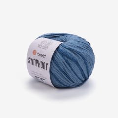 YARNART SYMPHONY - KNITTING YARN BLUE - 2109
