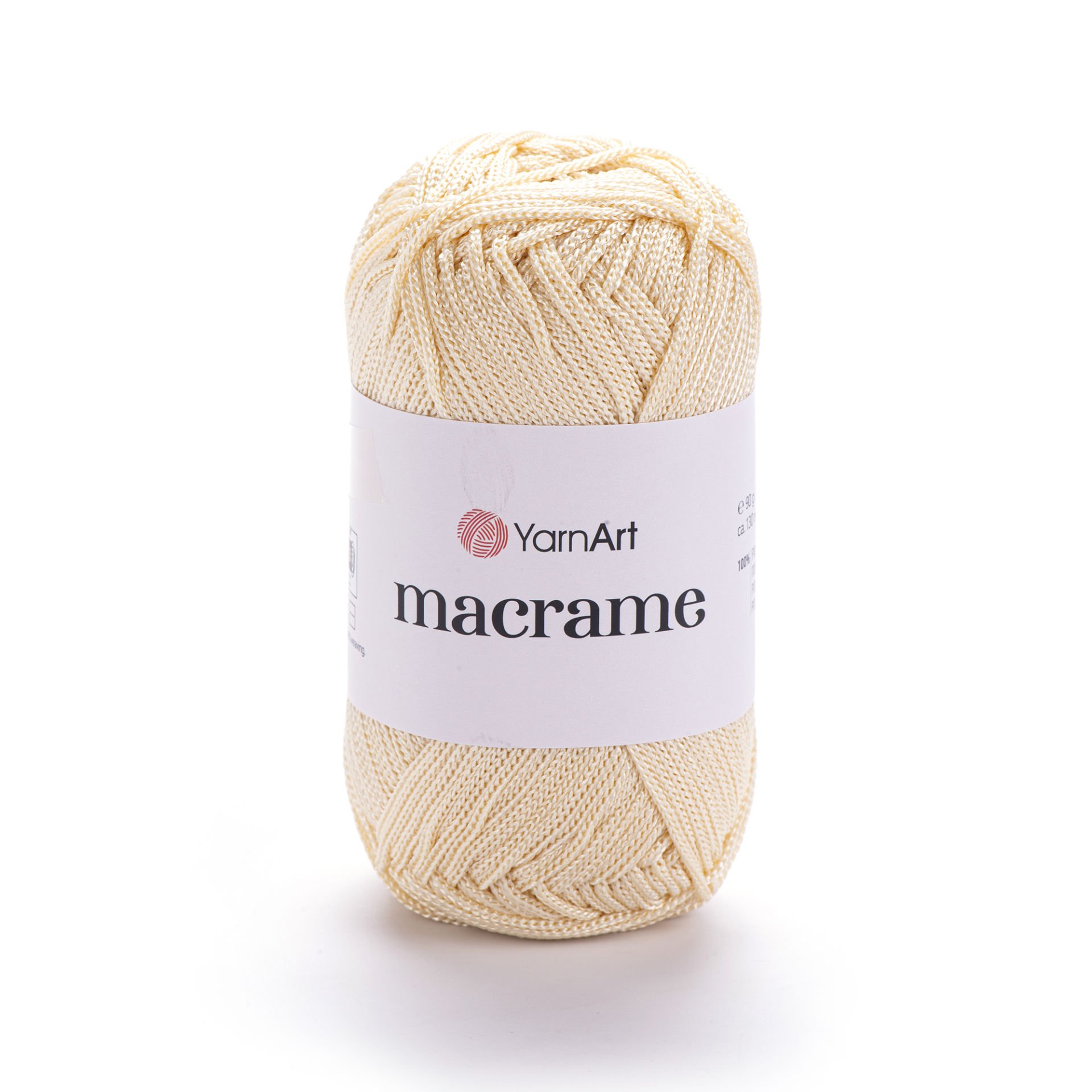 YARNART MACRAME - MACRAME CORD DARK CREAM - 165