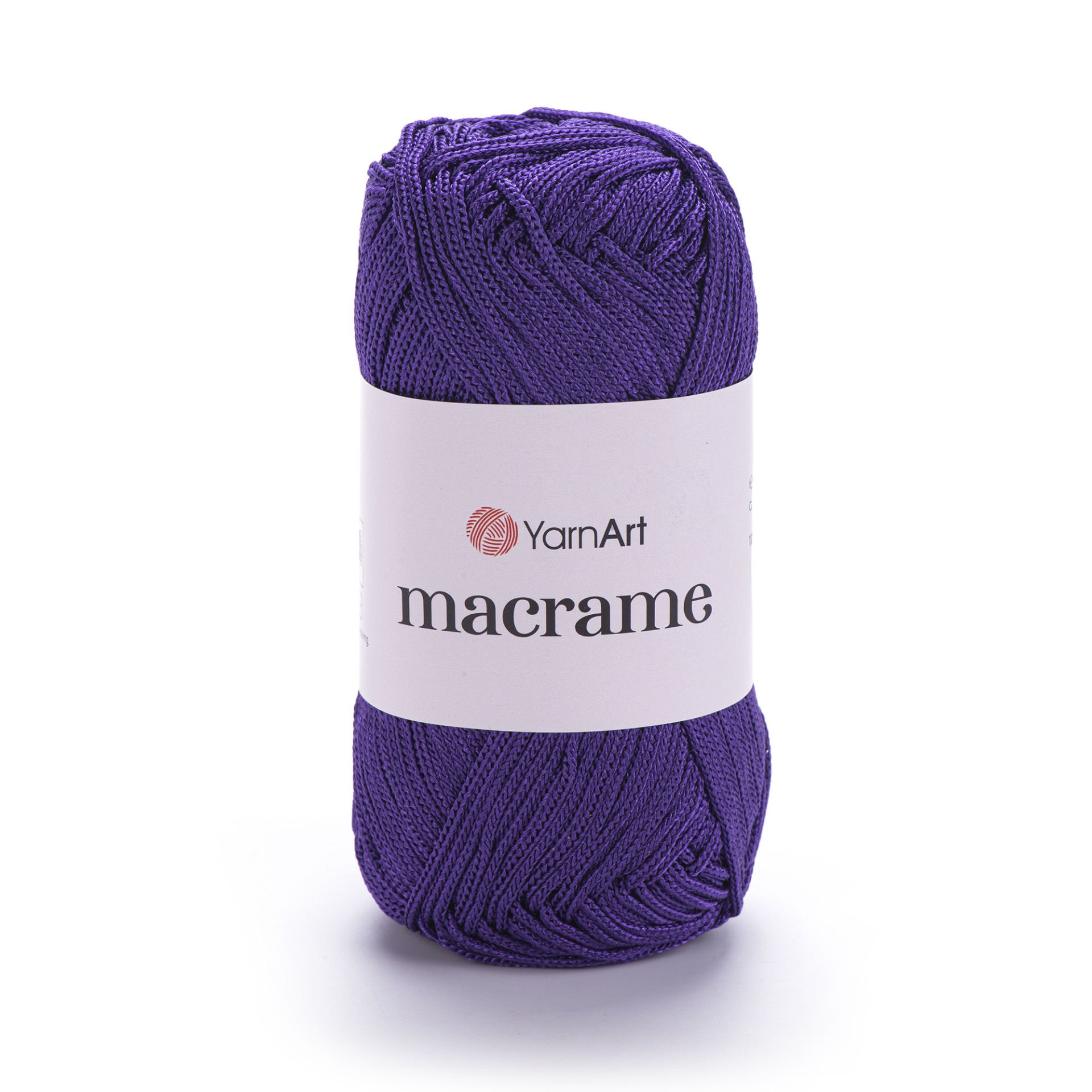 YARNART MACRAME - MACRAME CORD EGGPLANT PURPLE - 167