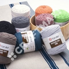 YARNART MACRAME ROPE 5 MM - MACRAME CORD BEIGE - 753