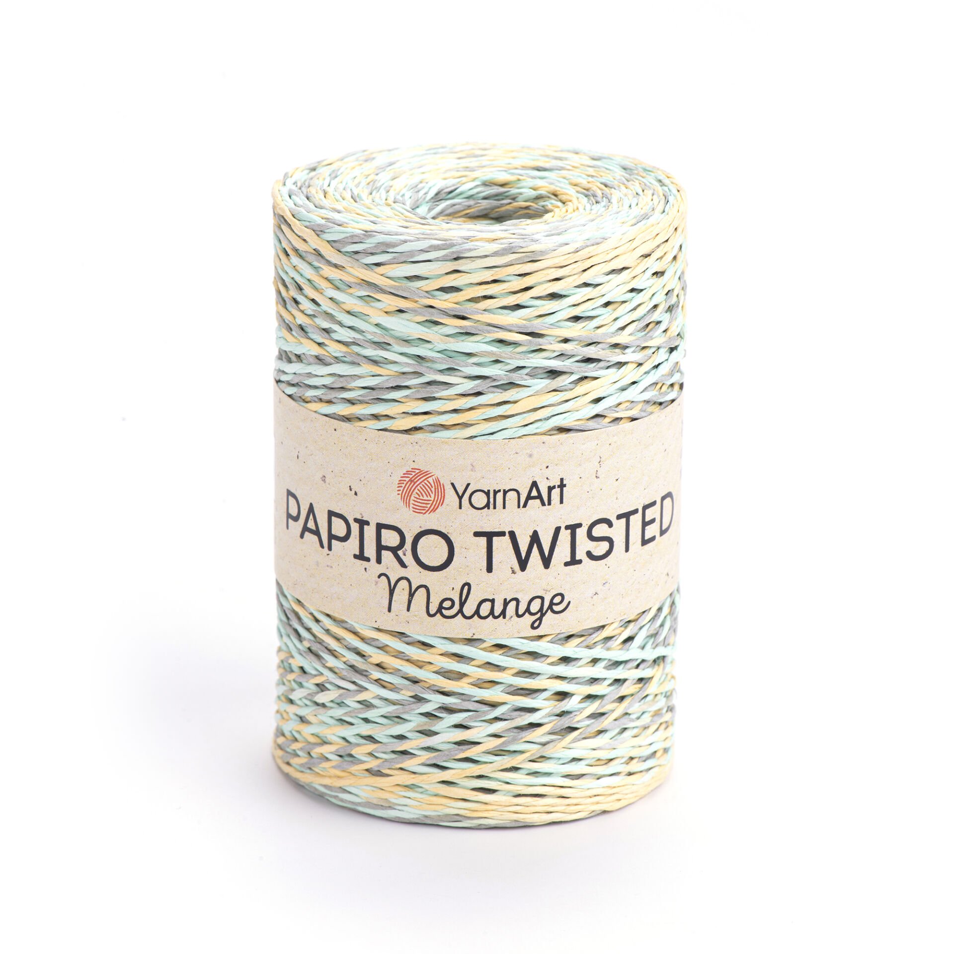 YARNART PAPIRO TWISTED MELANGE - PAPER RAFFIA VARIEGATED - 2306