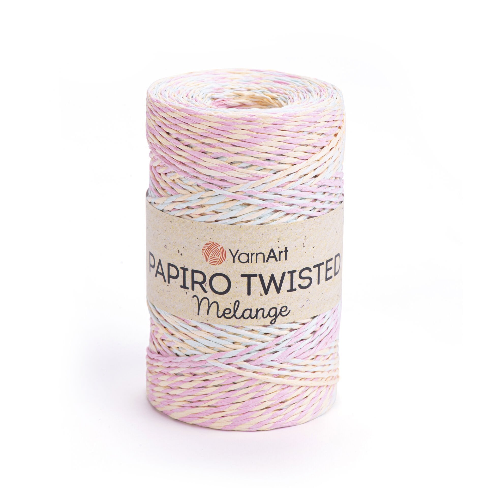 YARNART PAPIRO TWISTED MELANGE - PAPER RAFFIA VARIEGATED - 2307