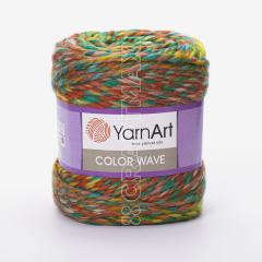 YARNART COLOR WAVE - MULTICOLOR KNITTING YARN VARIEGATED - 117