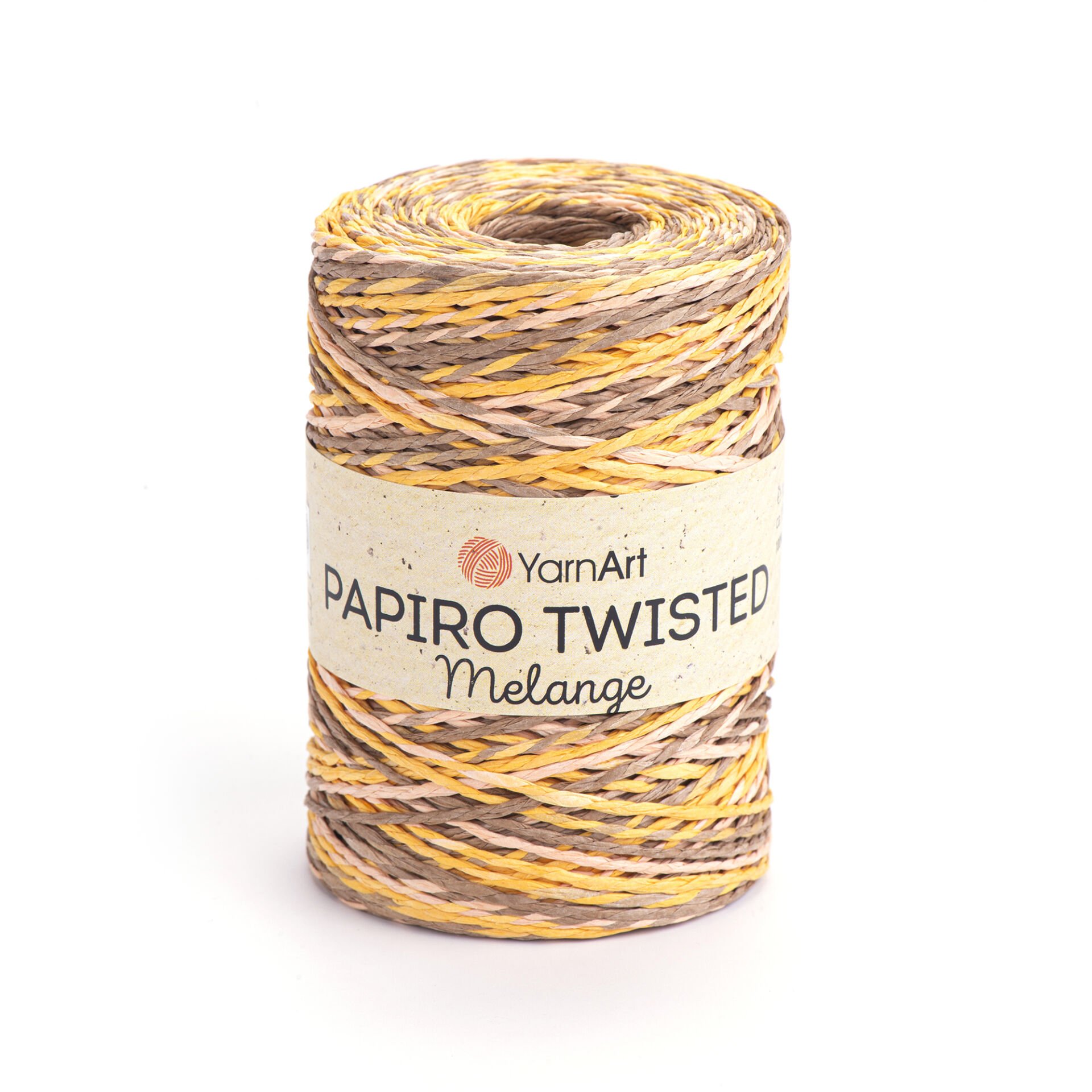 YARNART PAPIRO TWISTED MELANGE - PAPER RAFFIA VARIEGATED - 2308