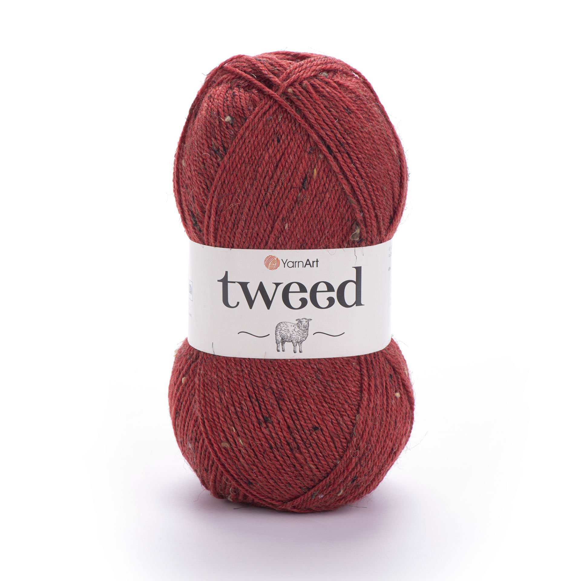 YARNART TWEED - KNITTING YARN TERRACOTTA - 231