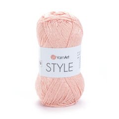 YARNART STYLE - SHINY KNITTING YARN PINKISH ORANGE - 658