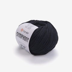 YARNART SYMPHONY - KNITTING YARN BLACK - 2126