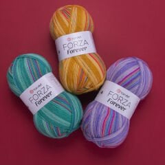 YARNART FORZA FOREVER - MULTICOLOR KNITTING YARN