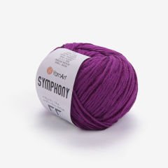 YARNART SYMPHONY - KNITTING YARN PURPLE - 2114