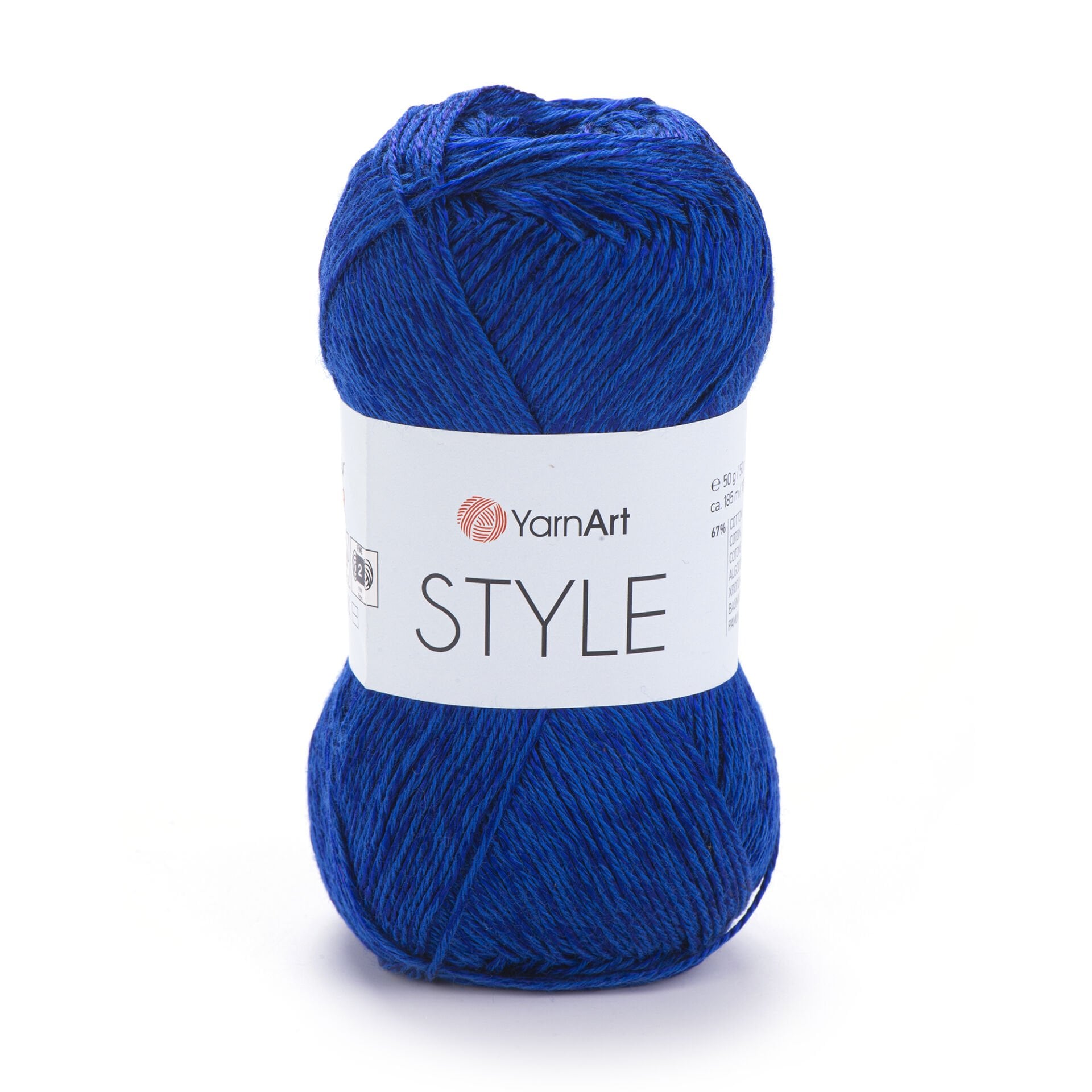 YARNART STYLE - SHINY KNITTING YARN SAXE BLUE - 678