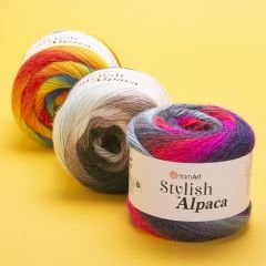 YARNART STYLISH ALPACA - MULTICOLOR KNITTING YARN