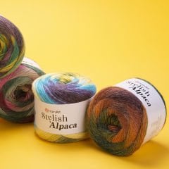 YARNART STYLISH ALPACA - MULTICOLOR KNITTING YARN