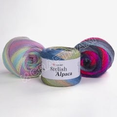 YARNART STYLISH ALPACA - MULTICOLOR KNITTING YARN