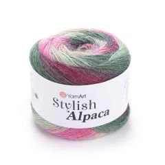 YARNART STYLISH ALPACA - MULTICOLOR KNITTING YARN VARIEGATED - 7706