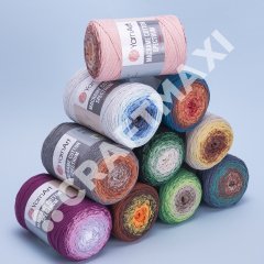 YARNART MACRAME COTTON SPECTRUM - MACRAME CORD VARIEGATED - 1312