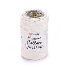 YARNART MACRAME COTTON SPECTRUM - MACRAME CORD VARIEGATED - 1301