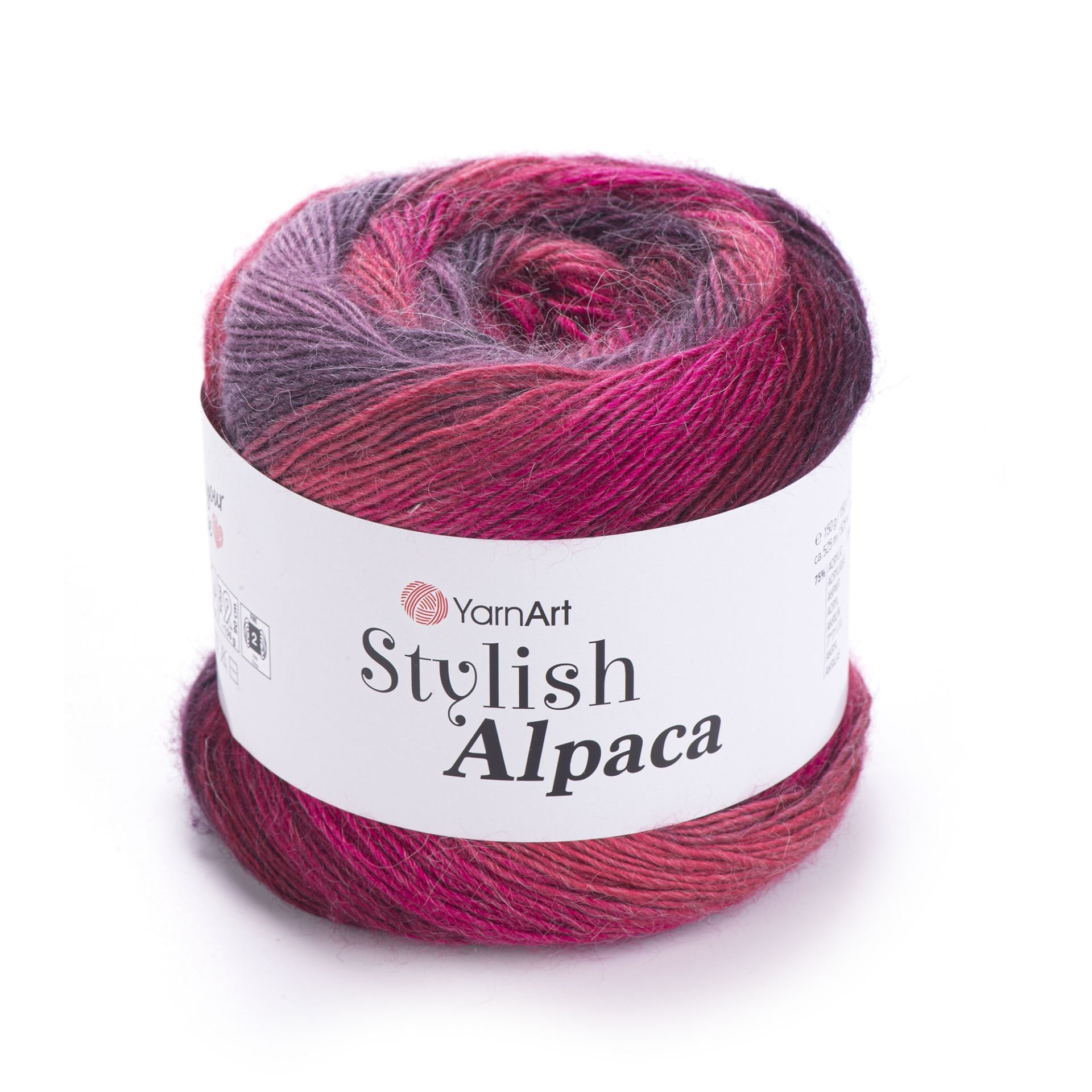 YARNART STYLISH ALPACA - MULTICOLOR KNITTING YARN VARIEGATED - 7713