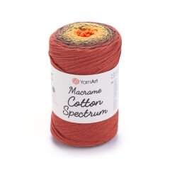 YARNART MACRAME COTTON SPECTRUM - MACRAME CORD VARIEGATED - 1303