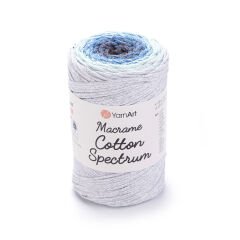YARNART MACRAME COTTON SPECTRUM - MACRAME CORD VARIEGATED - 1304