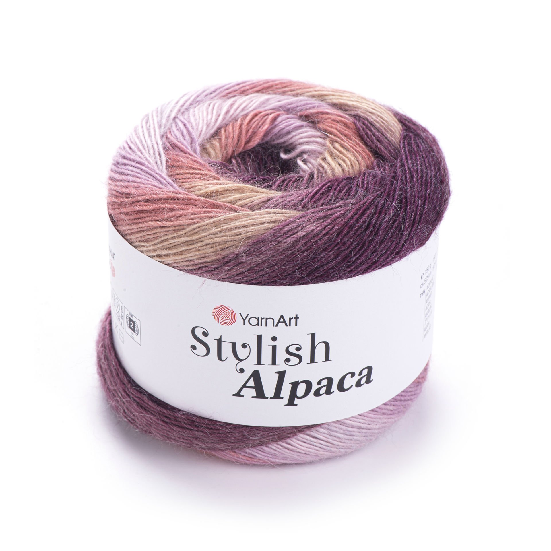 YARNART STYLISH ALPACA - MULTICOLOR KNITTING YARN VARIEGATED - 7715
