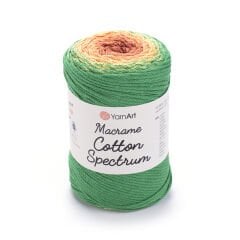 YARNART MACRAME COTTON SPECTRUM - MACRAME CORD VARIEGATED - 1308