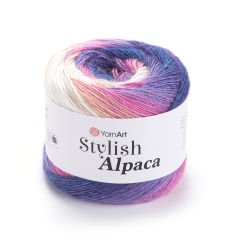 YARNART STYLISH ALPACA - MULTICOLOR KNITTING YARN VARIEGATED - 7717