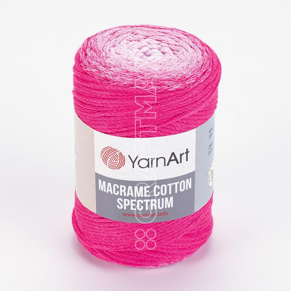 YARNART MACRAME COTTON SPECTRUM - MACRAME CORD VARIEGATED - 1311
