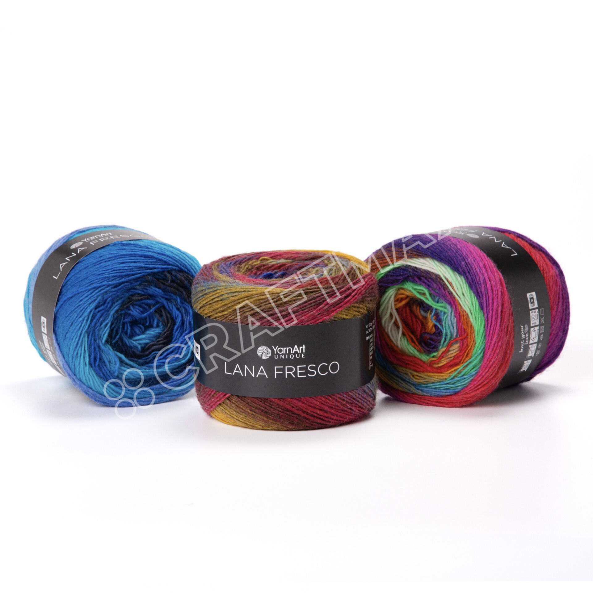 YARNART LANA FRESCO - MULTICOLOR KNITTING YARN