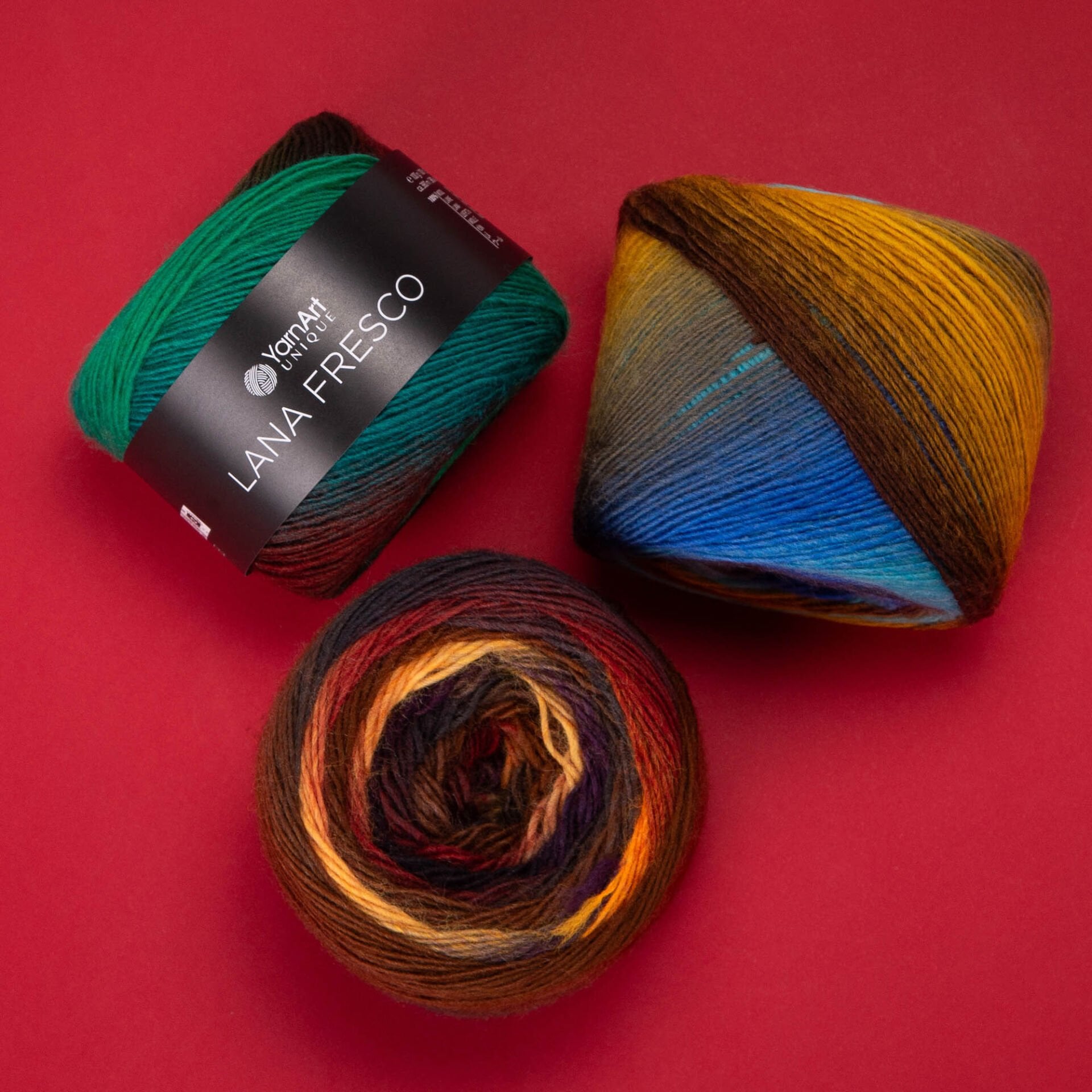 YARNART LANA FRESCO - MULTICOLOR KNITTING YARN
