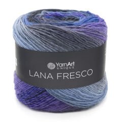 YARNART LANA FRESCO - MULTICOLOR KNITTING YARN VARIEGATED - 8101