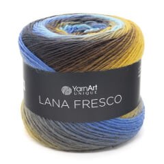 YARNART LANA FRESCO - MULTICOLOR KNITTING YARN VARIEGATED - 8102