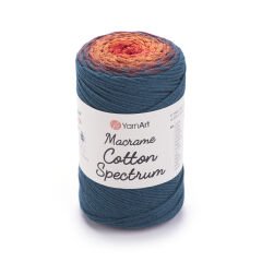 YARNART MACRAME COTTON SPECTRUM - MACRAME CORD VARIEGATED - 1317