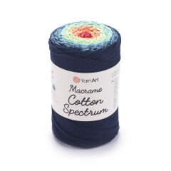 YARNART MACRAME COTTON SPECTRUM - MACRAME CORD VARIEGATED - 1318
