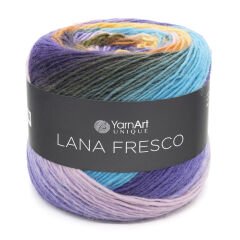YARNART LANA FRESCO - MULTICOLOR KNITTING YARN VARIEGATED - 8106