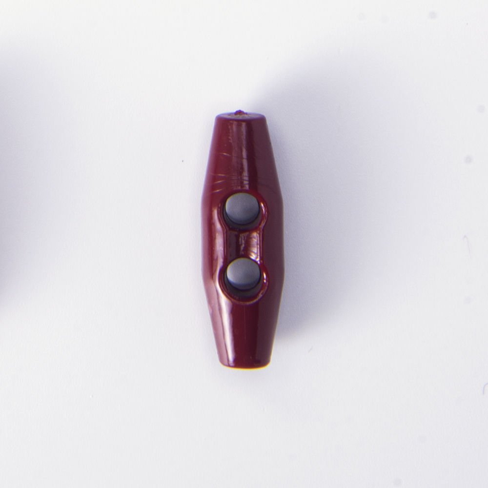 BABY TOGGLE BUTTONS - 25 MM - 1 PIECE CLARET