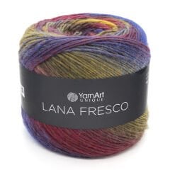 YARNART LANA FRESCO - MULTICOLOR KNITTING YARN VARIEGATED - 8108