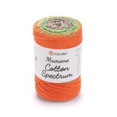 YARNART MACRAME COTTON SPECTRUM - MACRAME CORD VARIEGATED - 1321