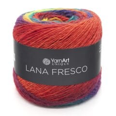 YARNART LANA FRESCO - MULTICOLOR KNITTING YARN VARIEGATED - 8109
