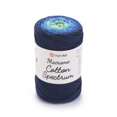 YARNART MACRAME COTTON SPECTRUM - MACRAME CORD VARIEGATED - 1323