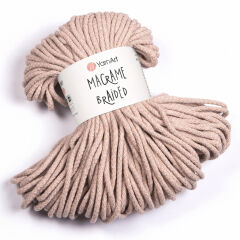 YARNART MACRAME BRAIDED - MACRAME CORD CREAM - 753